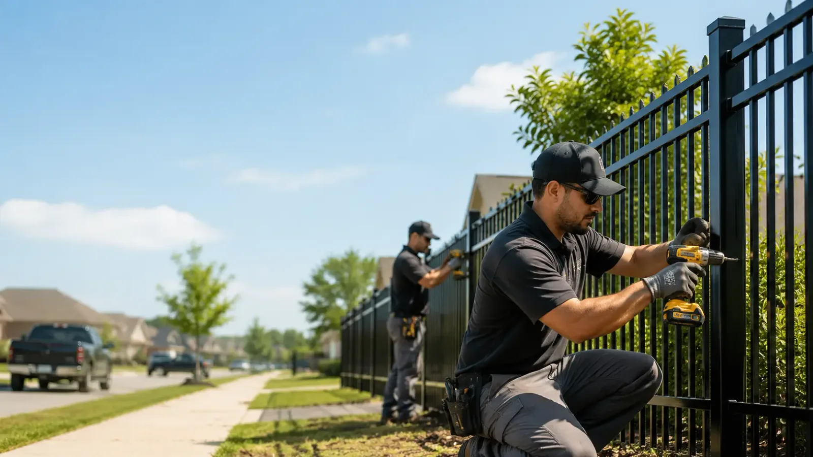 Metal Fence Installation in Diagonal, IA